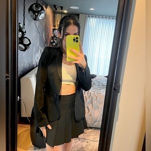 ZARA blazer - satin detail